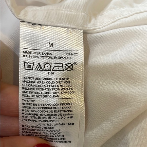 Men's White Dress Shirt - Picture 4 of 4